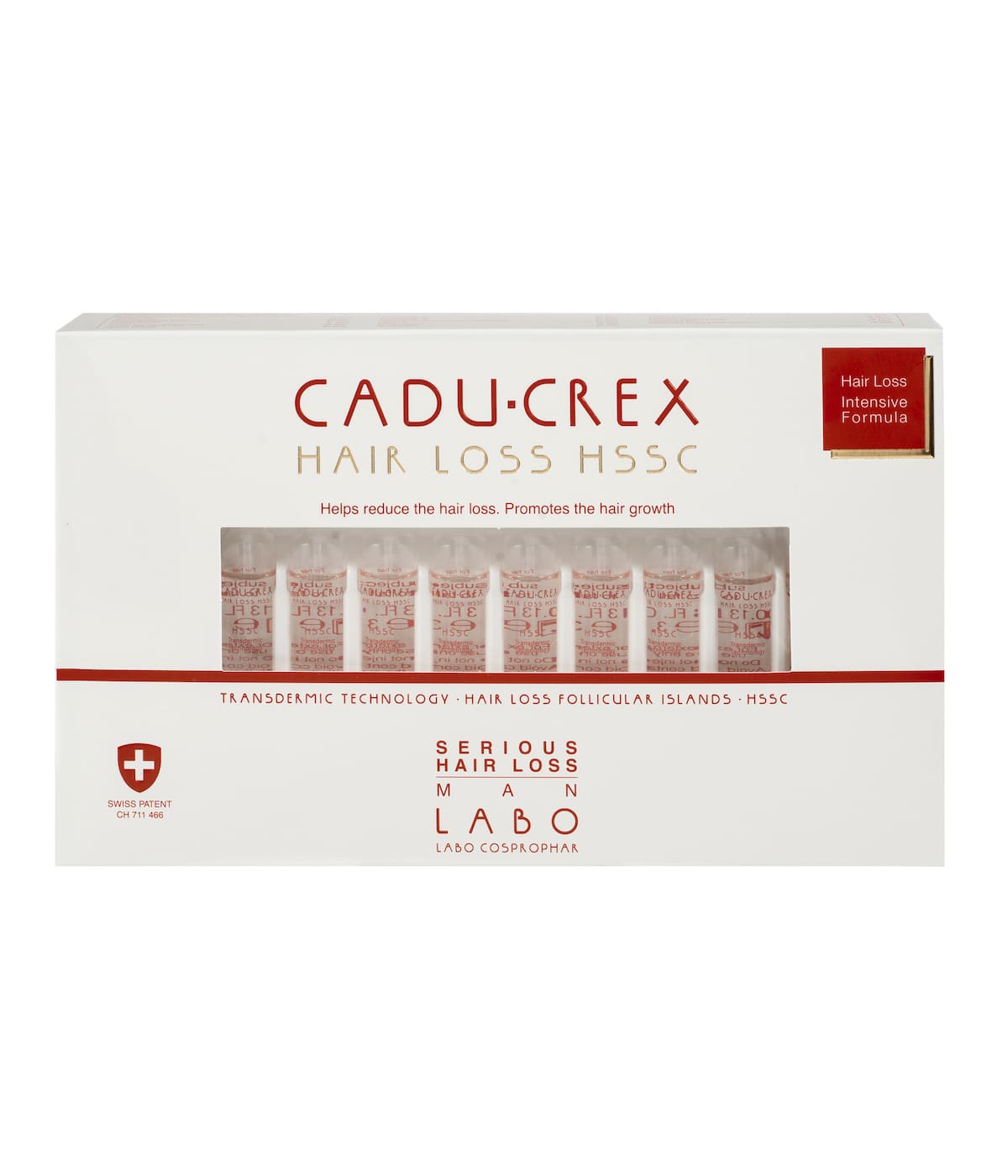 Ампулы КАДУКРЕКС против сильного выпадения волос ДЛЯ МУЖЧИН / CADU-CREX HSSC Serious for Man / №20