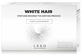 Продукция Кресцина из категории ампулы для уменьшения проявления седины для женщин / labo white hair treatment for woman / упаковка №40
